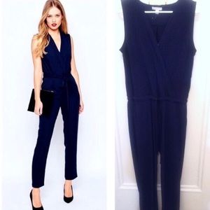 New York & Company Navy Jumpsuit, Size XS